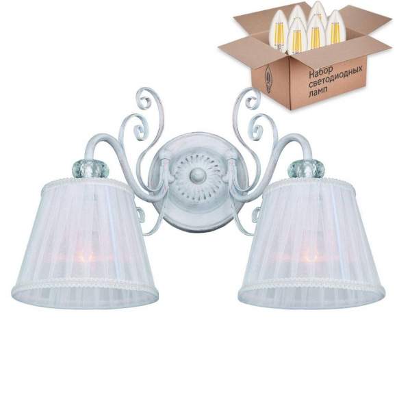 Бра с лампочками F-Promo Amanda 2150-2W+Lamps E14 Свеча