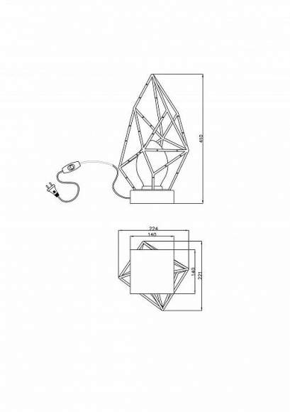 Настольная лампа Lucia Tucci Naomi T4750.1 Gold Настольная лампа Lucia Tucci Naomi T4750.1 Gold