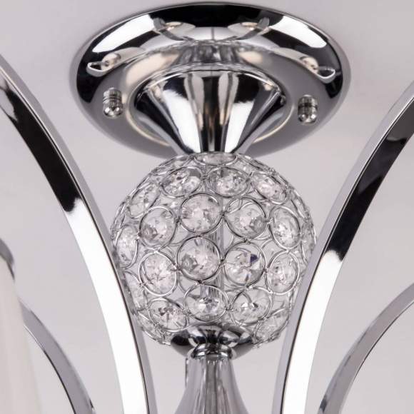 60088/5 хром хром Потолочная люстра с абажурами Eurosvet Tessa 60088/5 хром хром Потолочная люстра с абажурами Eurosvet Tessa