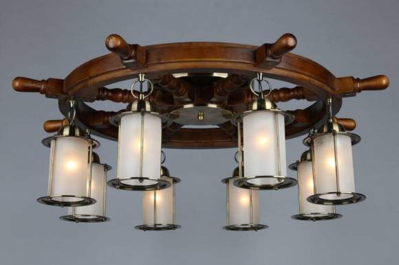 OML-50307-08 Потолочная люстра Omnilux Ferro OML-50307-08 Потолочная люстра Omnilux Ferro