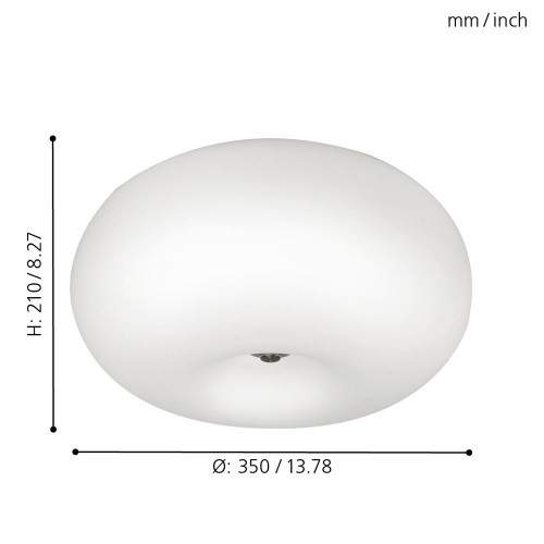 Настенно-потолочный светильник Eglo Optica 86812