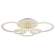 Светодиодная диммируемая люстра с ПДУ Profit Light 8086/6 WHT 132W+8W RGB