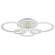 Светодиодная диммируемая люстра с ПДУ Profit Light 8086/6 WHT 132W+8W RGB