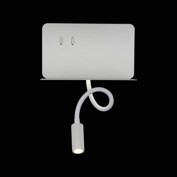 Настенный светодиодный светильник спот с полочкой, USB порт ST Luce Pinaggio SL1576.501.02 Настенный светодиодный светильник спот с полочкой, USB порт ST Luce Pinaggio SL1576.501.02