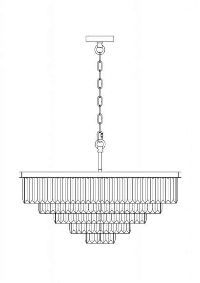 Подвесная люстра Maytoni Revero MOD085PL-12BS