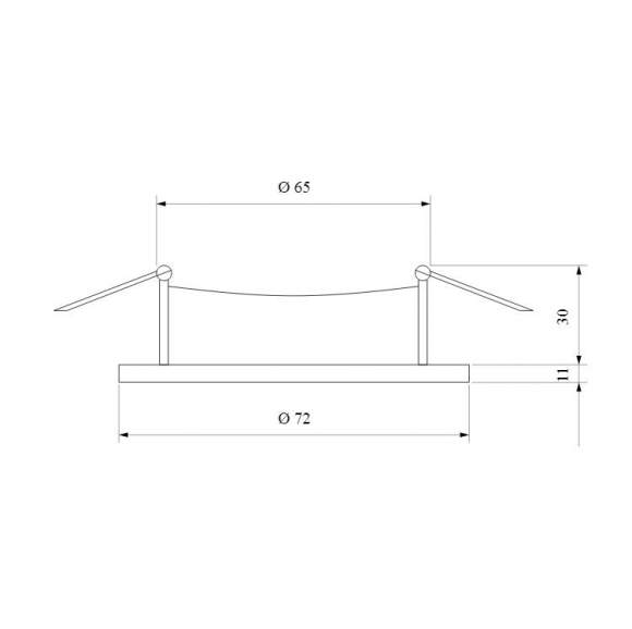 Встраиваемый светильник Elektrostandard 111 MR16 серебро (a053335)