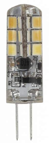 Светодиодная лампа G4 1,5W 2700К (теплый) Эра LED JC-1,5W-12V-827-G4 (Б0033188)