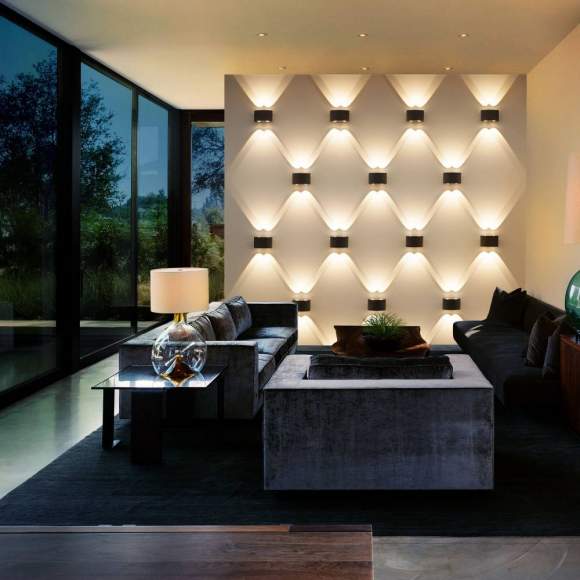 1555 TECHNO LED TWINKY DOUBLE белый Уличный настенный светодиодный светильник Elektrostandard (a038419)