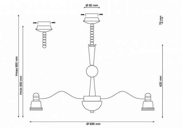 Natura 159.8 Подвесная люстра Lucia Tucci Natura 159.8 Подвесная люстра Lucia Tucci