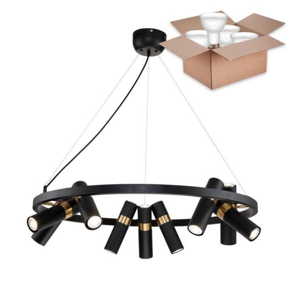 Подвесная люстра с лампочками  Favourite Light point 2997-9P+Lamps Gu10 Подвесная люстра с лампочками  Favourite Light point 2997-9P+Lamps Gu10