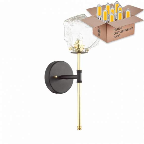 Бра с лампочкой Odeon Light Stono 4789/1W+Lamps G9