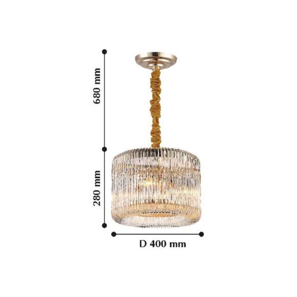 Подвесная люстра с лампочками Favourite Negociant 2094-4P+Lamps E14 P45 Подвесная люстра с лампочками Favourite Negociant 2094-4P+Lamps E14 P45