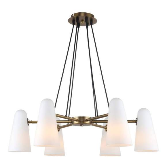 Подвесная люстра с лампочками Favourite Vision 2763-6P+Lamps E14 Свеча Подвесная люстра с лампочками Favourite Vision 2763-6P+Lamps E14 Свеча