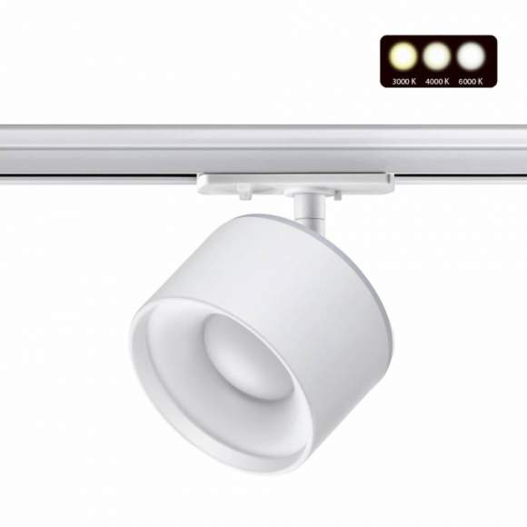 Однофазный LED светильник 15W 3000-6000К для трека Giro Novotech 358973