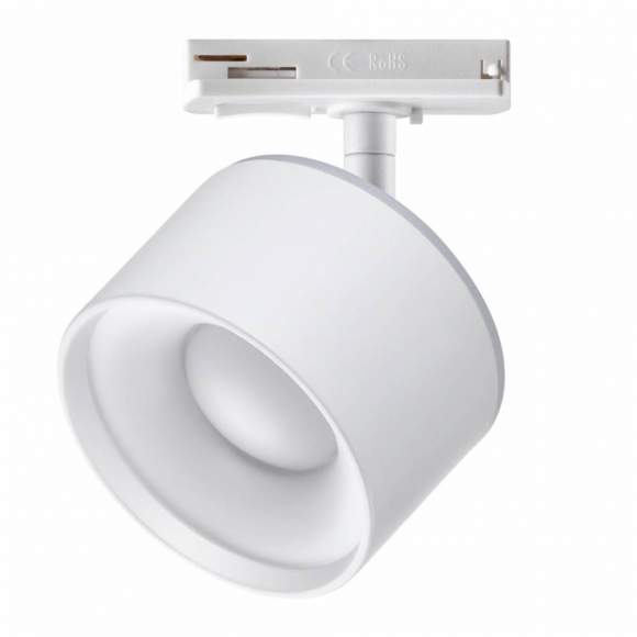 Однофазный LED светильник 15W 3000-6000К для трека Giro Novotech 358973 Однофазный LED светильник 15W 3000-6000К для трека Giro Novotech 358973