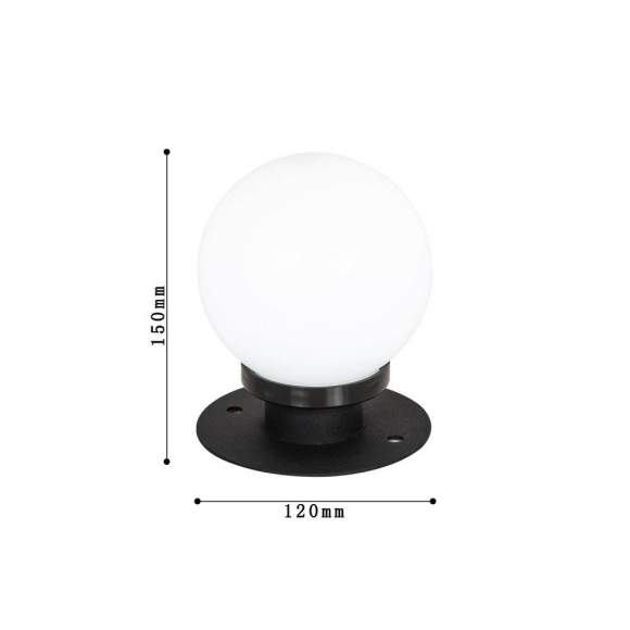 Уличный ландшафтный светильник Ballito Favourite с лампочкой 4069-1T+Lamps E14 P45