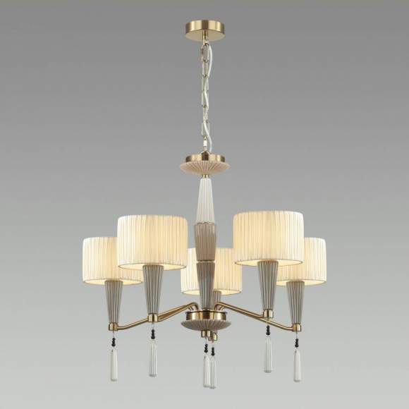 Потолочная люстра Odeon Latte с лампочками 5403/5+Lamps E14 Свеча Потолочная люстра Odeon Latte с лампочками 5403/5+Lamps E14 Свеча