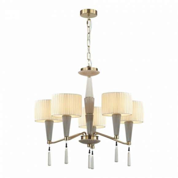 Потолочная люстра Odeon Latte с лампочками 5403/5+Lamps E14 Свеча Потолочная люстра Odeon Latte с лампочками 5403/5+Lamps E14 Свеча