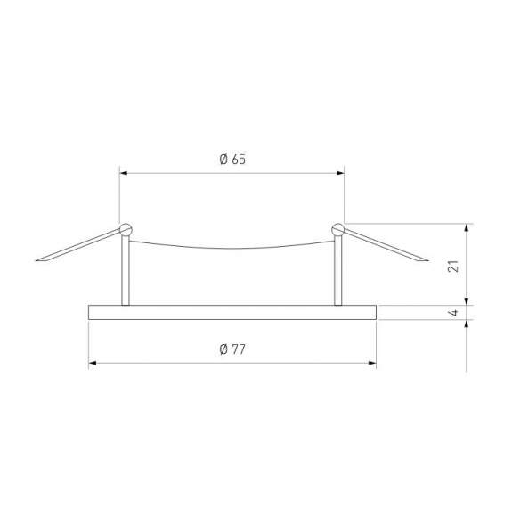 Встраиваемый светильник Elektrostandard 110 MR16 золотой (a053333)