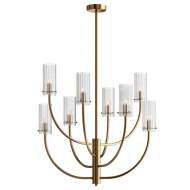 Люстра на штанге Maytoni Arco MOD223PL-08BS