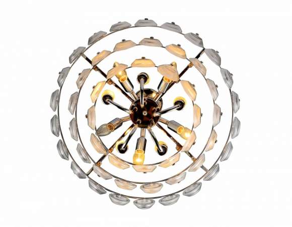 Подвесная люстра Ambrella light TR5177/10 CH/CL/FR Подвесная люстра Ambrella light TR5177/10 CH/CL/FR