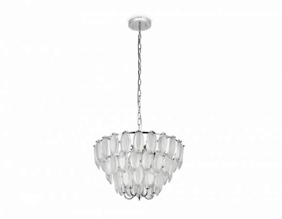Подвесная люстра Ambrella light TR5177/10 CH/CL/FR Подвесная люстра Ambrella light TR5177/10 CH/CL/FR