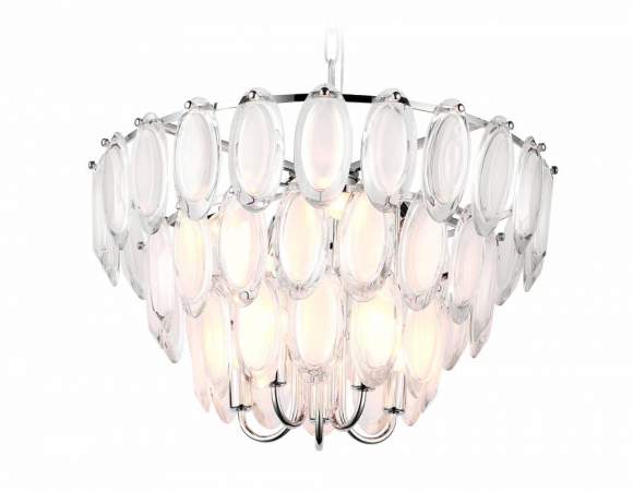 Подвесная люстра Ambrella light TR5177/10 CH/CL/FR Подвесная люстра Ambrella light TR5177/10 CH/CL/FR