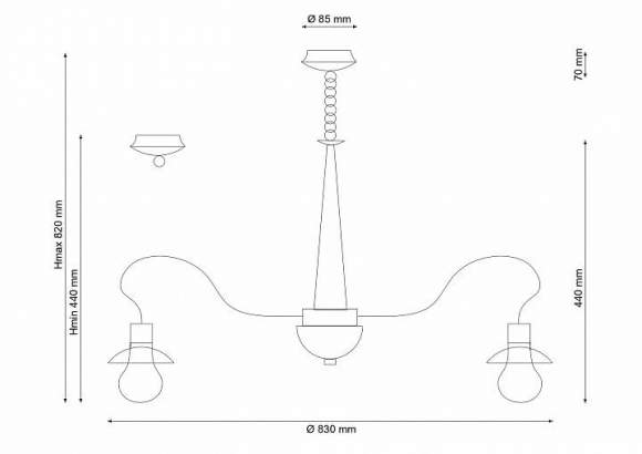 Natura 188.12 LED Подвесная люстра Lucia Tucci