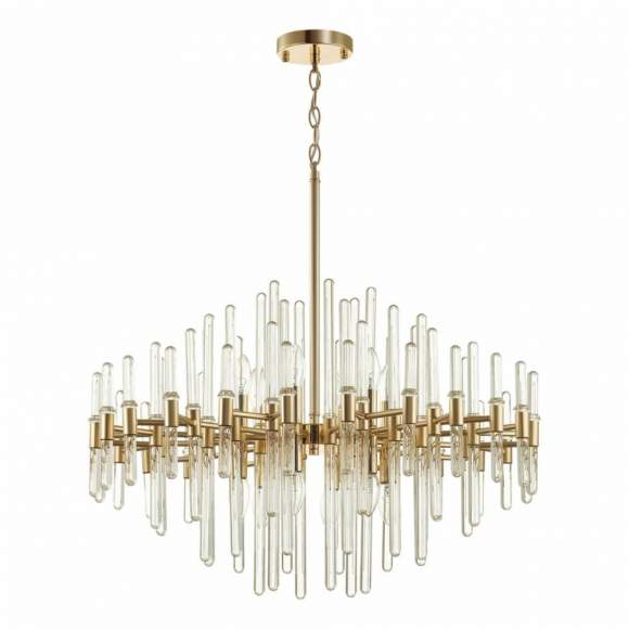 Подвесная люстра с лампочками Odeon Light Stika 4988/12+Lamps E14 Свеча Подвесная люстра с лампочками Odeon Light Stika 4988/12+Lamps E14 Свеча