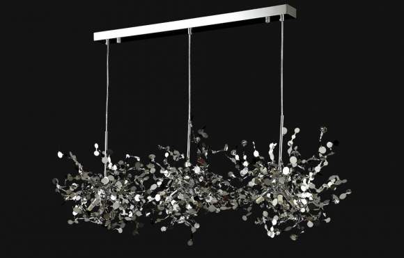 Подвесной светильник Crystal Lux GARDEN SP3х3 L1200 CHROME