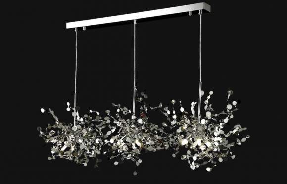 Подвесной светильник Crystal Lux GARDEN SP3х3 L1200 CHROME