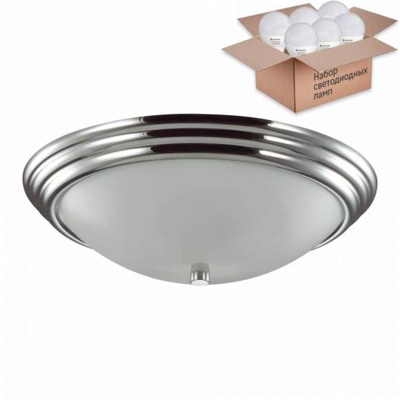 Настенно-потолочный светильник Lumion Kayla с лампочками 5261/3C+Lamps E27 P45 Настенно-потолочный светильник Lumion Kayla с лампочками 5261/3C+Lamps E27 P45