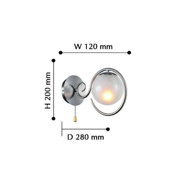 Бра с лампочкой F-Promo Fabbio 2349-1W+Lamps E14 P45 Бра с лампочкой F-Promo Fabbio 2349-1W+Lamps E14 P45