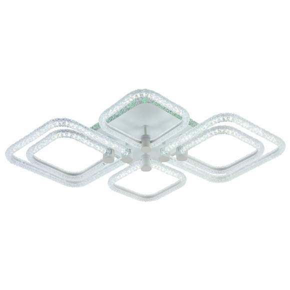 Светодиодная диммируемая люстра с ПДУ Profit Light 8049/4+2 WHT 140W+8W RGB Светодиодная диммируемая люстра с ПДУ Profit Light 8049/4+2 WHT 140W+8W RGB