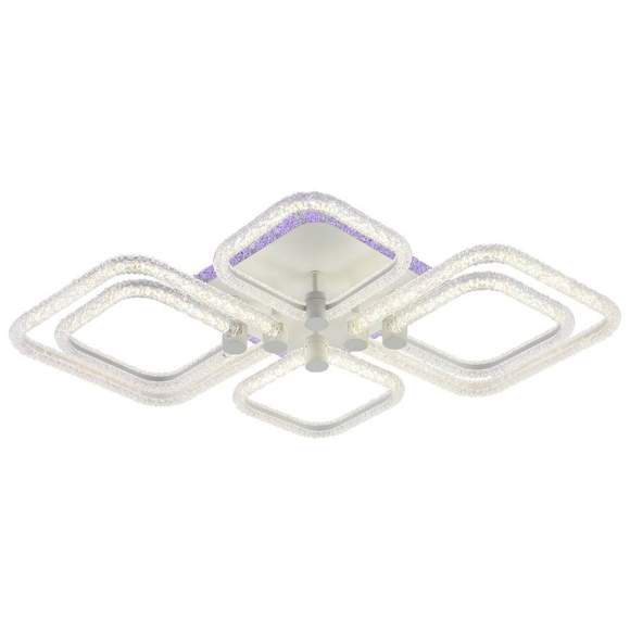 Светодиодная диммируемая люстра с ПДУ Profit Light 8049/4+2 WHT 140W+8W RGB Светодиодная диммируемая люстра с ПДУ Profit Light 8049/4+2 WHT 140W+8W RGB