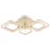 Светодиодная диммируемая люстра с ПДУ Profit Light 8049/4+2 WHT 140W+8W RGB