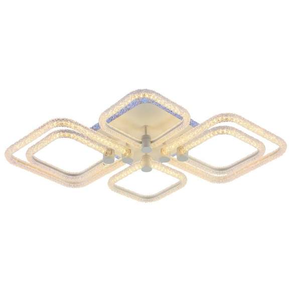 Светодиодная диммируемая люстра с ПДУ Profit Light 8049/4+2 WHT 140W+8W RGB Светодиодная диммируемая люстра с ПДУ Profit Light 8049/4+2 WHT 140W+8W RGB