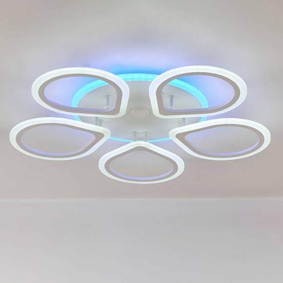 Потолочная светодиодная люстра с пультом ДУ и голосовым управлением Citilux Транай Смарт CL235A150E Потолочная светодиодная люстра с пультом ДУ и голосовым управлением Citilux Транай Смарт CL235A150E