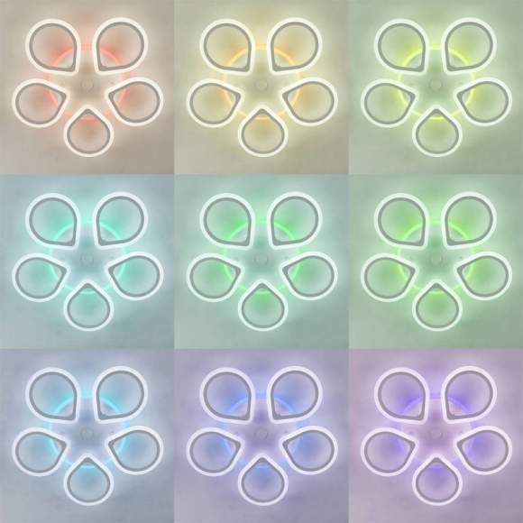 Потолочная светодиодная люстра с пультом ДУ и голосовым управлением Citilux Транай Смарт CL235A150E Потолочная светодиодная люстра с пультом ДУ и голосовым управлением Citilux Транай Смарт CL235A150E