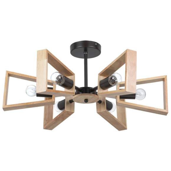 Потолочная люстра на штанге Arte Lamp Brussels A8030PL-6BK