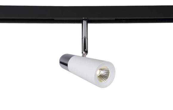 Трековый светильник 12W 4000К для магнитного шинопровода Space Crystal Lux CLT 0.33 006 12W WH-CH 4000K