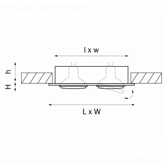 Встраиваемый светильник Lightstar Singo 011622 Встраиваемый светильник Lightstar Singo 011622