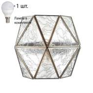 Настенный светильник с лампочкой Favourite Osten 2925-1W+Lamps E14 P45