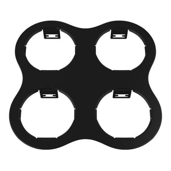 214647 Рамка для четырех встраиваемых светильников Lightstar Round сарии Domino