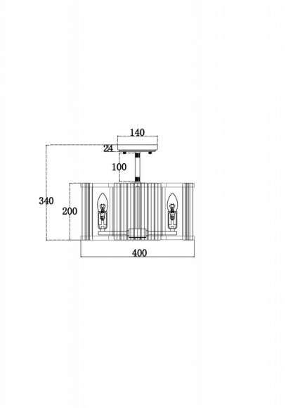 Потолочная люстра Maytoni Solar MOD087CL-04G Потолочная люстра Maytoni Solar MOD087CL-04G