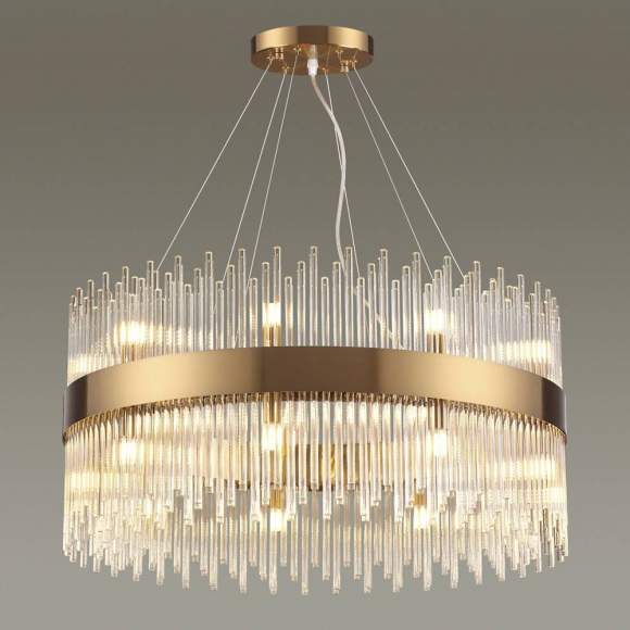 Подвесная люстра с лампочками Odeon Light Focco 4722/18+Lamps G9