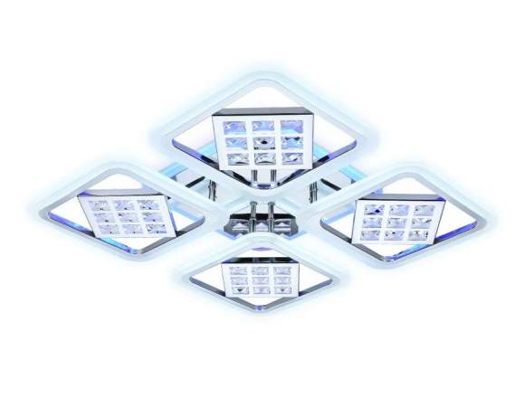 Потолочный светодиодный светильник с ПДУ (Радио 2.4G) Ambrella light Ice FA288