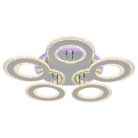 Светодиодная диммируемая люстра с ПДУ Profit Light 8043/5 CHR Светодиодная диммируемая люстра с ПДУ Profit Light 8043/5 CHR