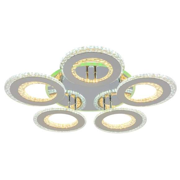 Светодиодная диммируемая люстра с ПДУ Profit Light 8043/5 CHR Светодиодная диммируемая люстра с ПДУ Profit Light 8043/5 CHR