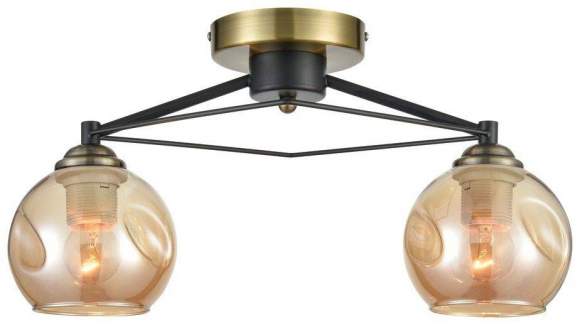 Потолочная люстра с лампочками Velante 769-527-02+Lamps E27 P45